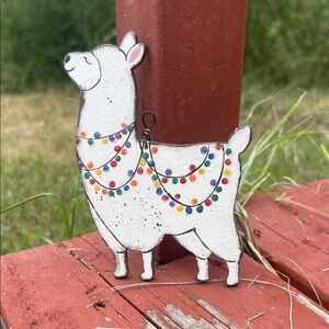Colorful Llama Ornament